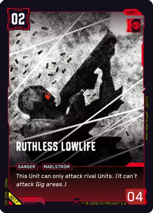 Image of Ruthless Lowlife (B017) - Welcome to Night City  Beta