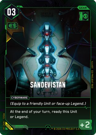 Image of Sandevistan (B095) - Welcome to Night City  Beta