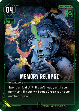 Image of Memory Relapse (B100) - Welcome to Night City  Beta