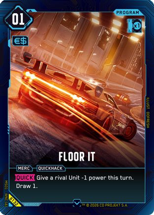 Image of Floor It (B132) - Welcome to Night City  Beta