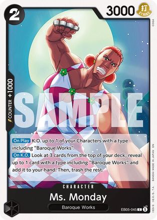 Image of Ms. Monday (EB05-045) - Extra Booster: One Piece Heroine's Edition Vol. 2