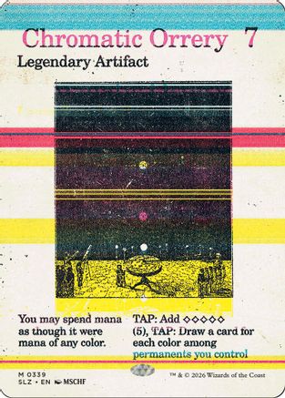 Image of Chromatic Orrery (0339) (SLZ-339) - Secret Lair x MSCHF: The Zeta Set