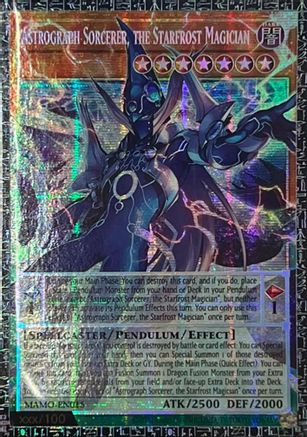 Image of Astrograph Sorcerer, the Starfrost Magician (GMR) (MAMO-EN015) - Magnificent Monsters 1st Edition