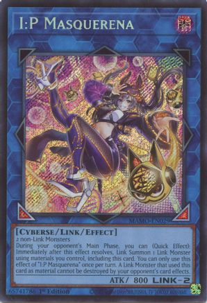 Image of I:P Masquerena (Secret Rare) (MAMO-EN029) - Magnificent Monsters 1st Edition