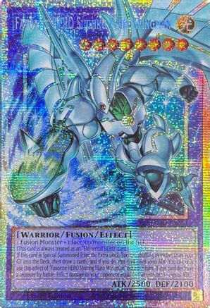 Image of Favorite HERO Shining Flare Wingman (Starlight Rare) (Extended Art) (MAMO-EN004) - Magnificent Monsters 1st Edition