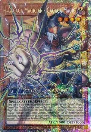 Image of Gagaga Magician - Gagaga Magic (Starlight Rare) (Extended Art) (MAMO-EN011) - Magnificent Monsters 1st Edition