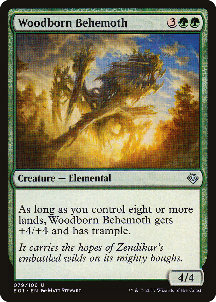 Image of Woodborn Behemoth (AC2-079) - Archenemy: Nicol Bolas