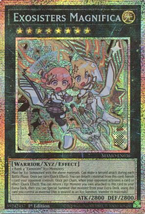 Image of Exosisters Magnifica (Starlight Rare) (MAMO-EN036) - Magnificent Monsters 1st Edition