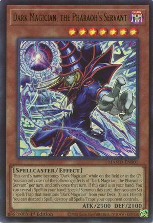 Image of Dark Magician, the Pharaoh's Servant (MAMO-EN001) - Magnificent Monsters 1st Edition
