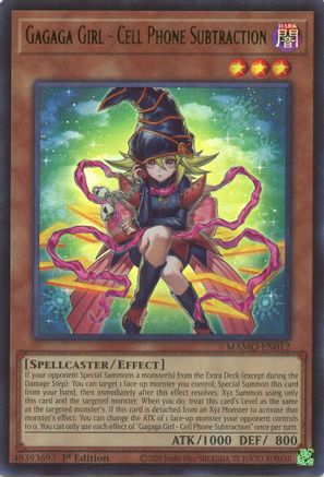 Image of Gagaga Girl - Cell Phone Subtraction (MAMO-EN012) - Magnificent Monsters 1st Edition