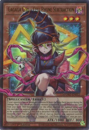 Image of Gagaga Girl - Cell Phone Subtraction (Extended Art) (MAMO-EN012) - Magnificent Monsters 1st Edition