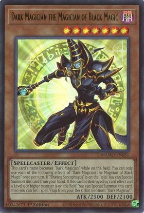 Image of Dark Magician the Magician of Black Magic (MAMO-EN051) - Magnificent Monsters 1st Edition