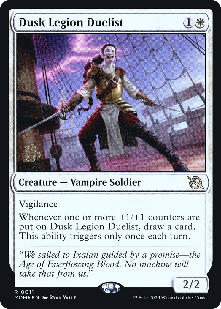 Image of Dusk Legion Duelist (PRE-011) - March of the Machine Promos Foil