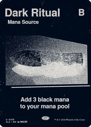 Image of Dark Ritual (0159) (SLZ-159) - Secret Lair x MSCHF: The Zeta Set