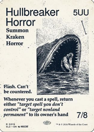 Image of Hullbreaker Horror (0019) (SLZ-019) - Secret Lair x MSCHF: The Zeta Set