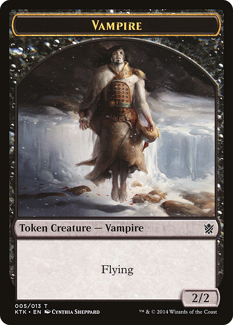 Image of Vampire Token (KTK-005) - Khans of Tarkir Tokens