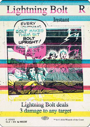 Image of Lightning Bolt (0305) (SLZ-305) - Secret Lair x MSCHF: The Zeta Set