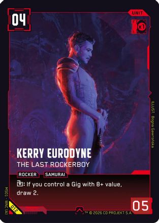 Image of Kerry Eurodyne - The Last Rockerboy (012) - Welcome to Night City  Retail