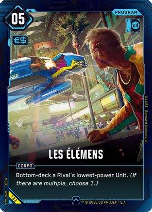 Image of Les Elemens (133) - Welcome to Night City  Retail