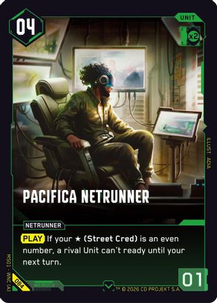 Image of Pacifica Netrunner (084) - Welcome to Night City  Retail