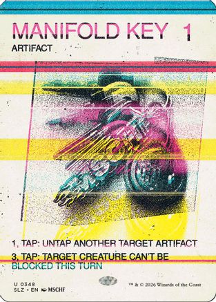 Image of Manifold Key (0348) (SLZ-348) - Secret Lair x MSCHF: The Zeta Set
