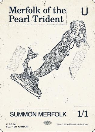 Image of Merfolk of the Pearl Trident (0024) (SLZ-024) - Secret Lair x MSCHF: The Zeta Set