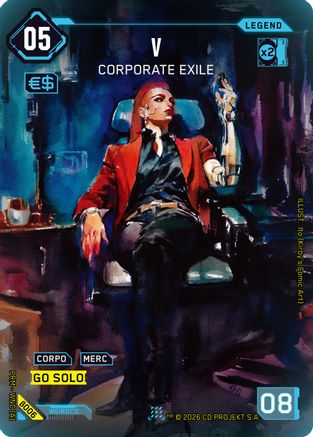 Image of V - Corporate Exile (B006) - Box Toppers  Beta Foil