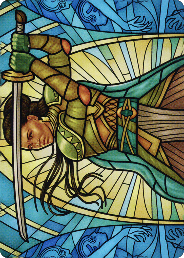 Image of Shanna, Purifying Blade // Shanna, Purifying Blade (ADMU-077) - Dominaria United Art Series (Borderless) Foil