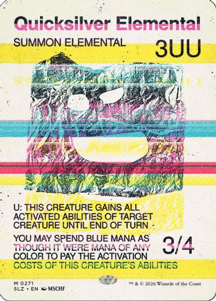 Image of Quicksilver Elemental (0271) (SLZ-271) - Secret Lair x MSCHF: The Zeta Set