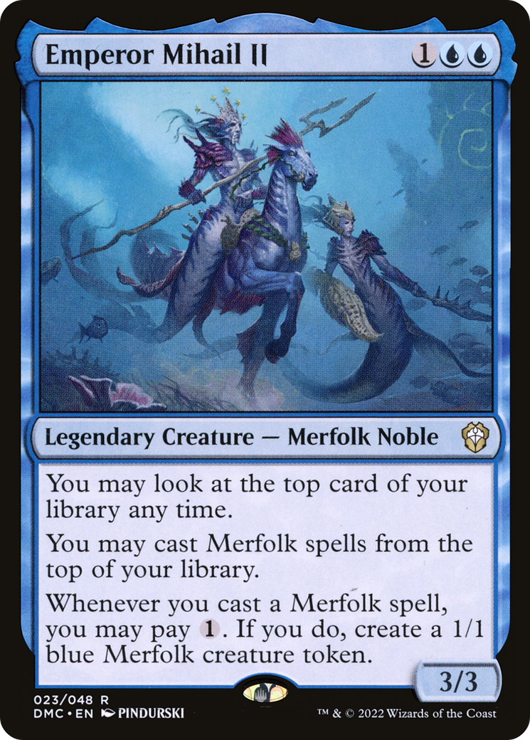 Image of Emperor Mihail II (DMC-023) - Dominaria United Commander