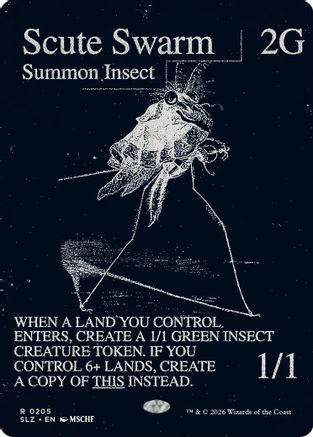 Image of Scute Swarm (0205) (SLZ-205) - Secret Lair x MSCHF: The Zeta Set