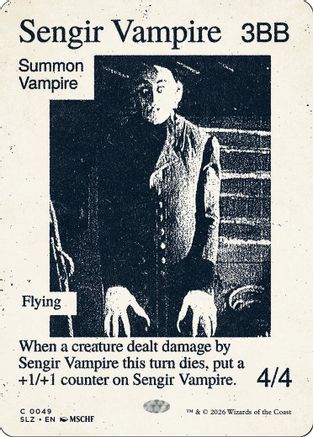 Image of Sengir Vampire (0049) (SLZ-049) - Secret Lair x MSCHF: The Zeta Set