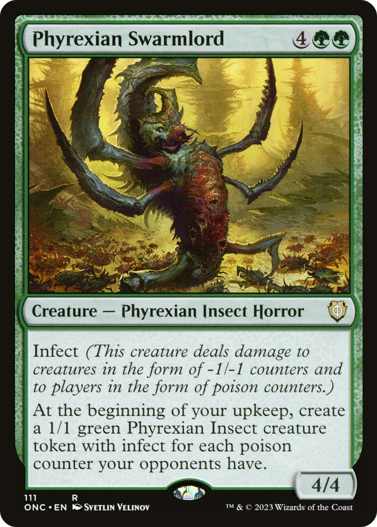 Image of Phyrexian Swarmlord (ONC-111) - Phyrexia: All Will Be One Commander