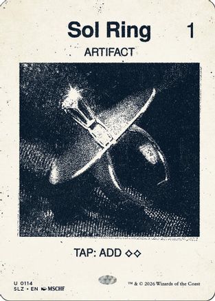Image of Sol Ring (0114) (SLZ-114) - Secret Lair x MSCHF: The Zeta Set