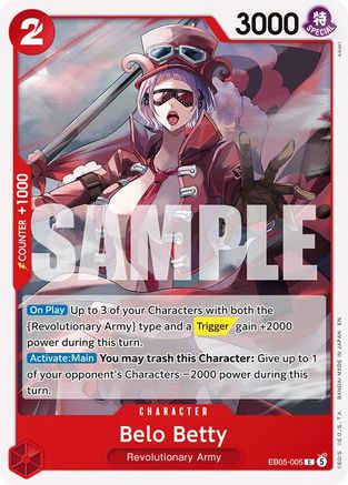 Image of Belo Betty (EB05-005) - Extra Booster: One Piece Heroine's Edition Vol. 2