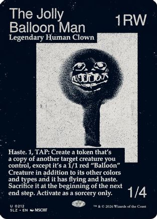 Image of The Jolly Balloon Man (0212) (SLZ-212) - Secret Lair x MSCHF: The Zeta Set
