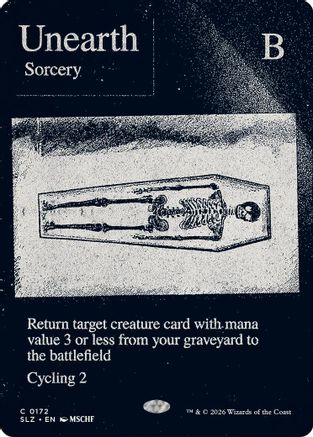 Image of Unearth (0172) (SLZ-172) - Secret Lair x MSCHF: The Zeta Set