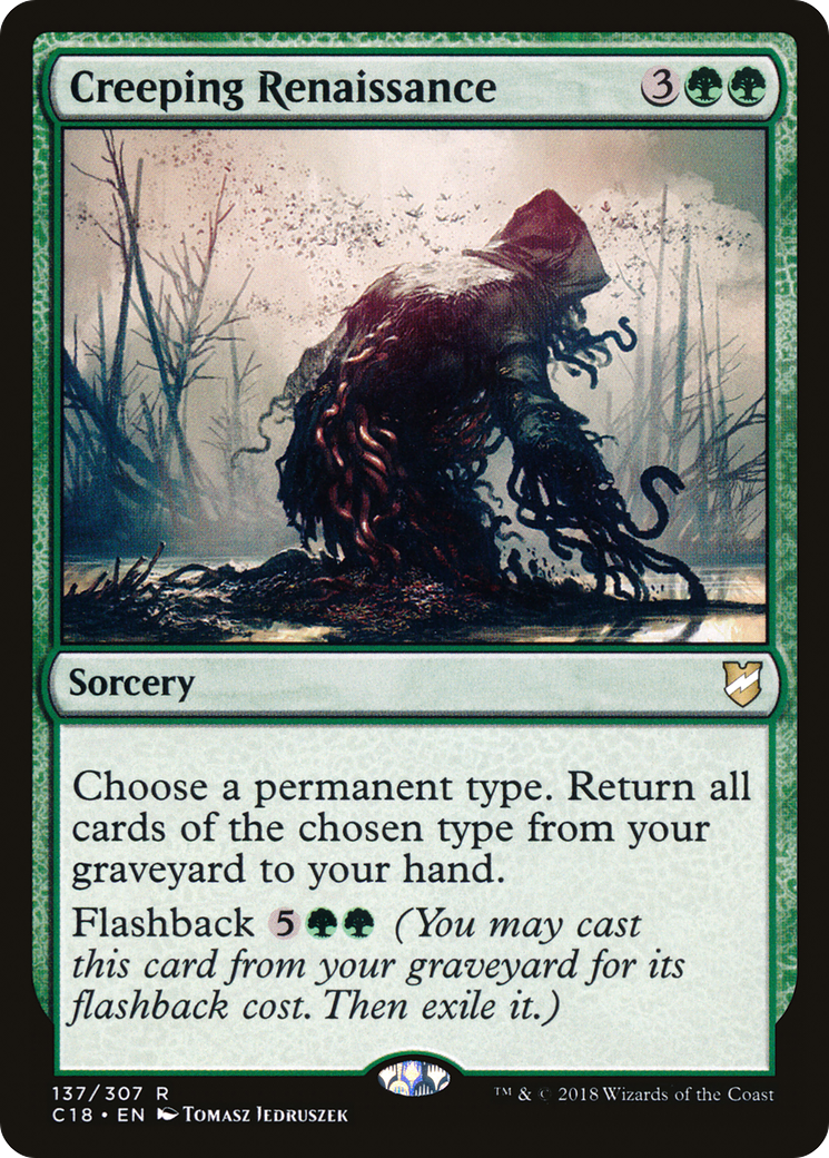 Image of Creeping Renaissance (C18-137) - Commander 2018