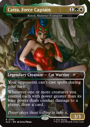 Image of Catra, Force Captain - Kutzil, Malamet Exemplar (SLD-2782) - Secret Lair Drop Series