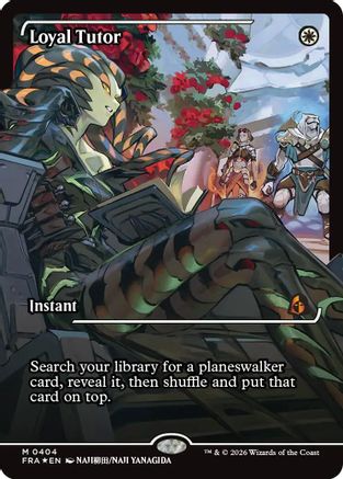 Image of Loyal Tutor (Showcase) (FRA-404) - Reality Fracture Foil