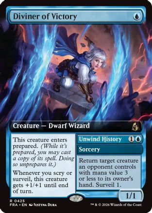 Image of Diviner of Victory (Extended) (FRA-425) - Reality Fracture Foil