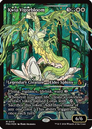Image of Kwia Vigorbloom (Showcase) (0410) (FRA-410) - Reality Fracture Foil