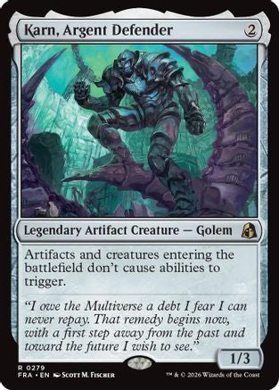 Image of Karn, Argent Defender (FRA-279) - Reality Fracture