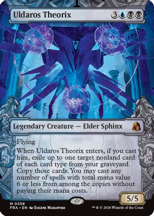 Image of Uldaros Theorix (Showcase) (0358) (FRA-358) - Reality Fracture Foil