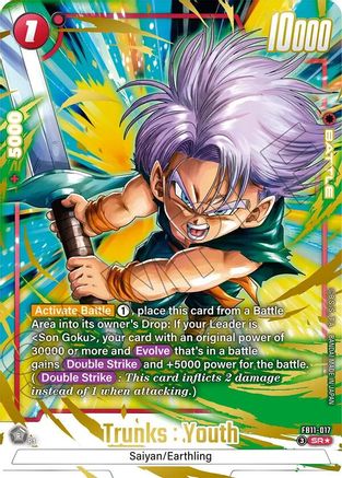 Image of Trunks : Youth - FB11-017 (Alternate Art) (FB11-017) - Brightness of Hope Holofoil