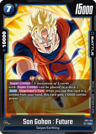 Image of Son Gohan : Future - FB11-031 (FB11-031) - Brightness of Hope