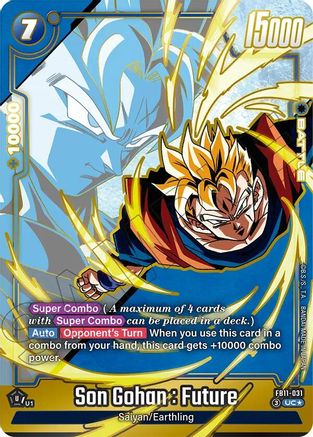 Image of Son Gohan : Future - FB11-031 (Alternate Art) (FB11-031) - Brightness of Hope Holofoil