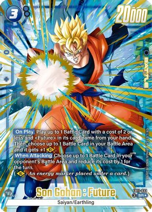 Image of Son Gohan : Future - FB11-033 (Alternate Art) (FB11-033) - Brightness of Hope Holofoil