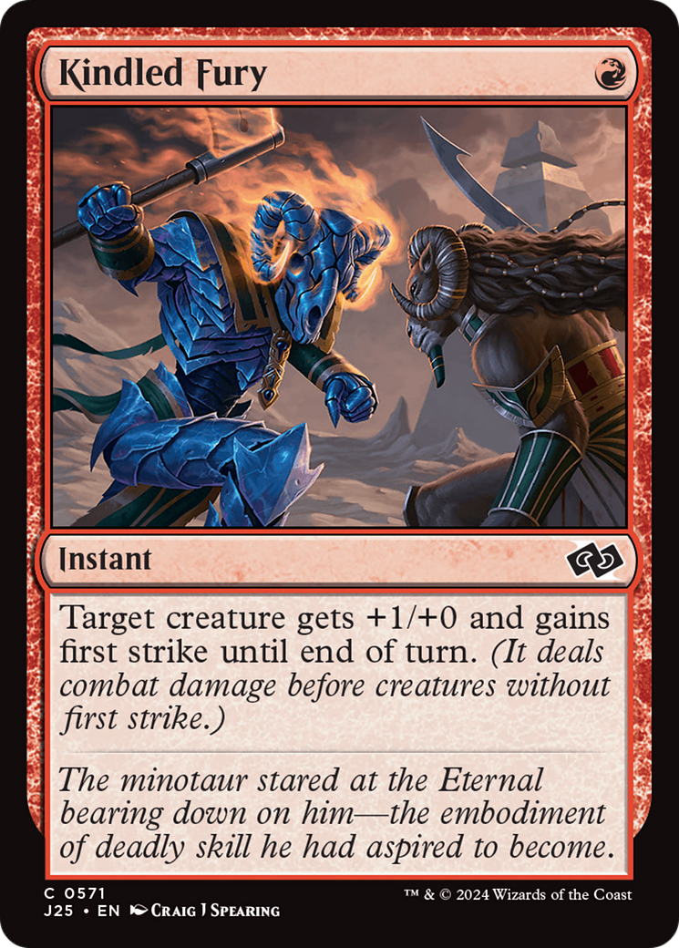 Image of Kindled Fury (J25-571) - Foundations Jumpstart
