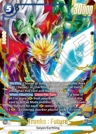 Image of Trunks : Future - FB11-037 (Alternate Art) (FB11-037) - Brightness of Hope Holofoil